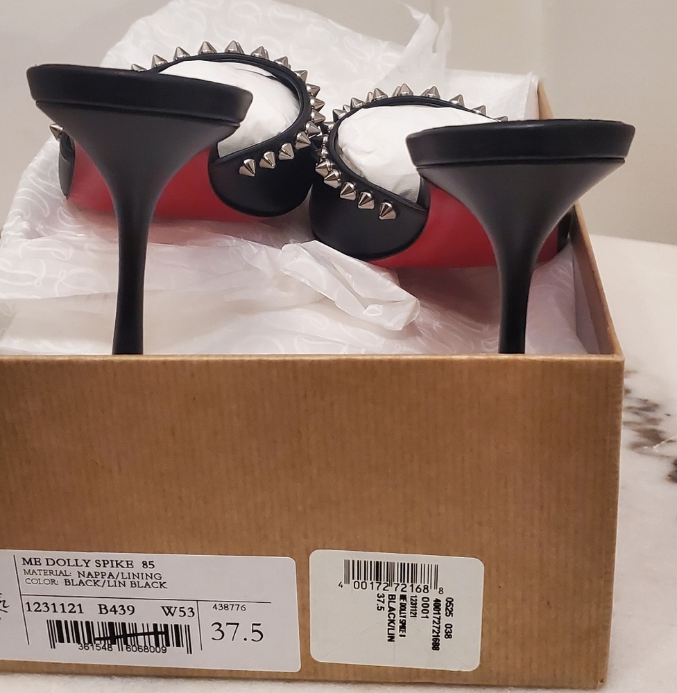 AUTHENTIC!!!Christian Louboutin Me Dolly 85 spikes mules. - Picture 4 of 5